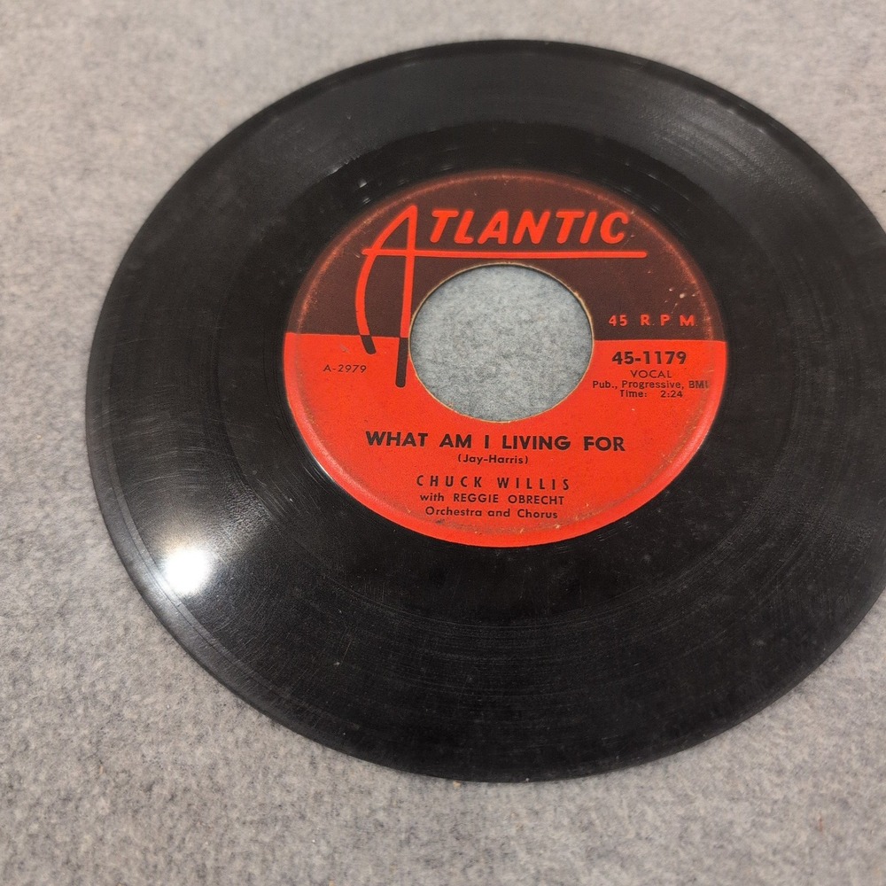 Chuck Willis‎ What Am I Living For Hang Up My Rock and Roll Shoes Atlantic 1179 - Picture 4 of 4